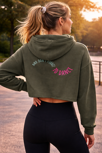 Happy in Motion - Crop hoodie